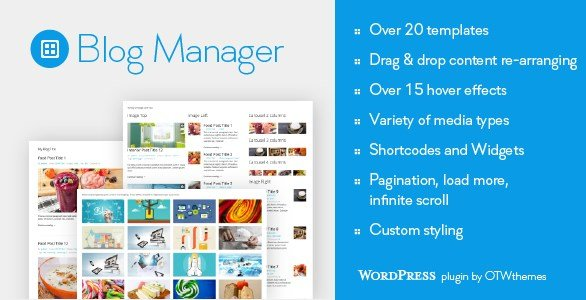 BLOG MANAGER FOR WORDPRESS